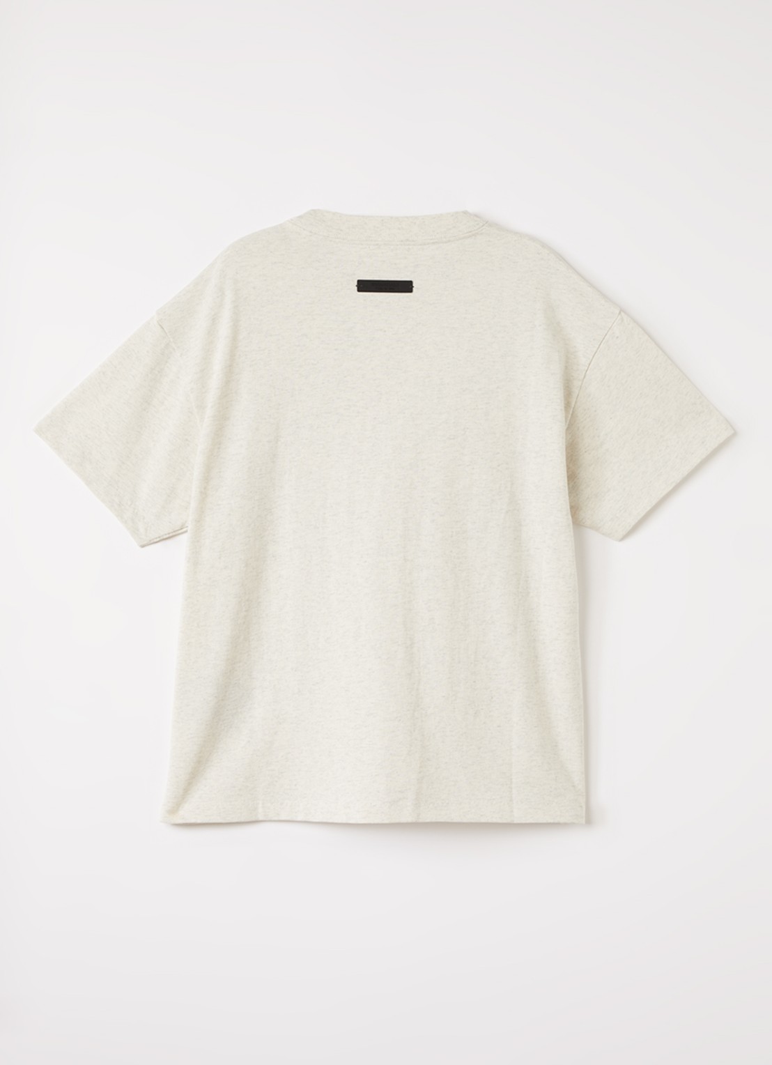 Fear of God Essentials T-shirt met logo - voorkant 2 gebroken wit