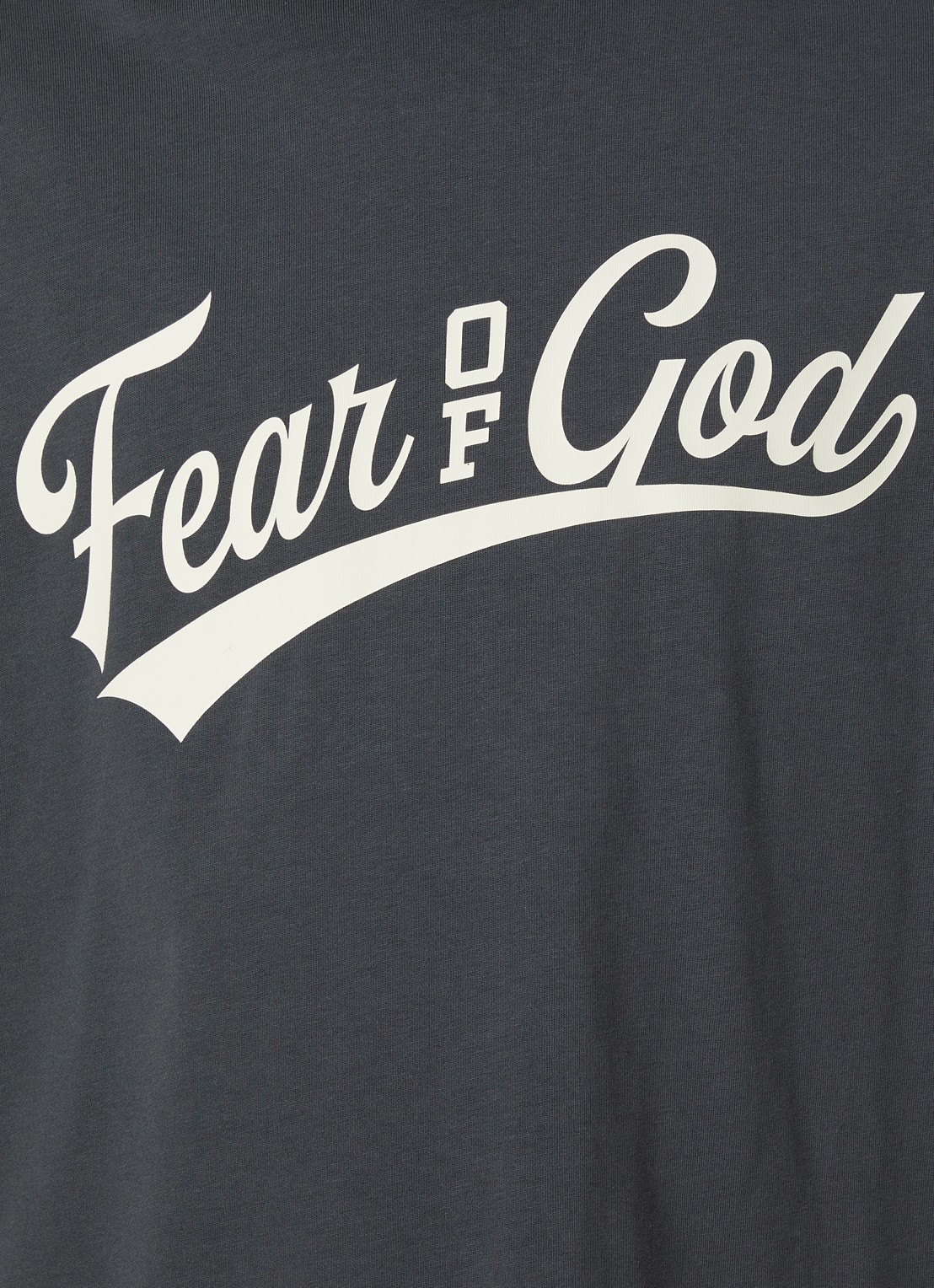 Fear of God Essentials T-shirt met logoprint - detail 2 donkergrijs