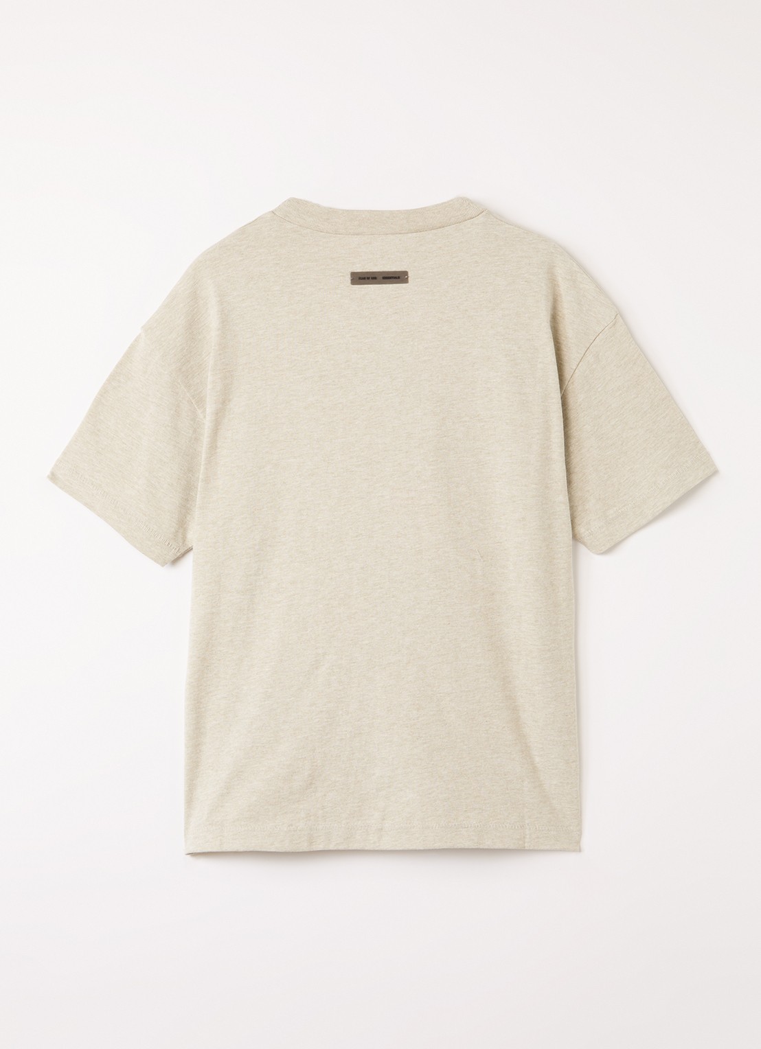 Fear of God Essentials T-shirt met logoprint - voorkant 2 lindegroen