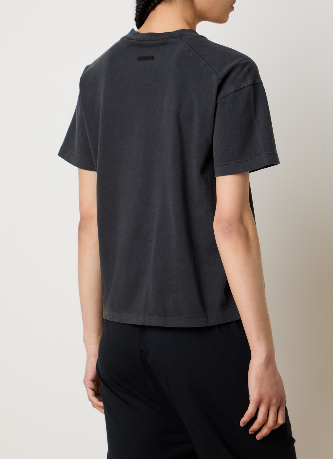 Fear of God Essentials T-shirt met logoprint - achterkant 5 antraciet