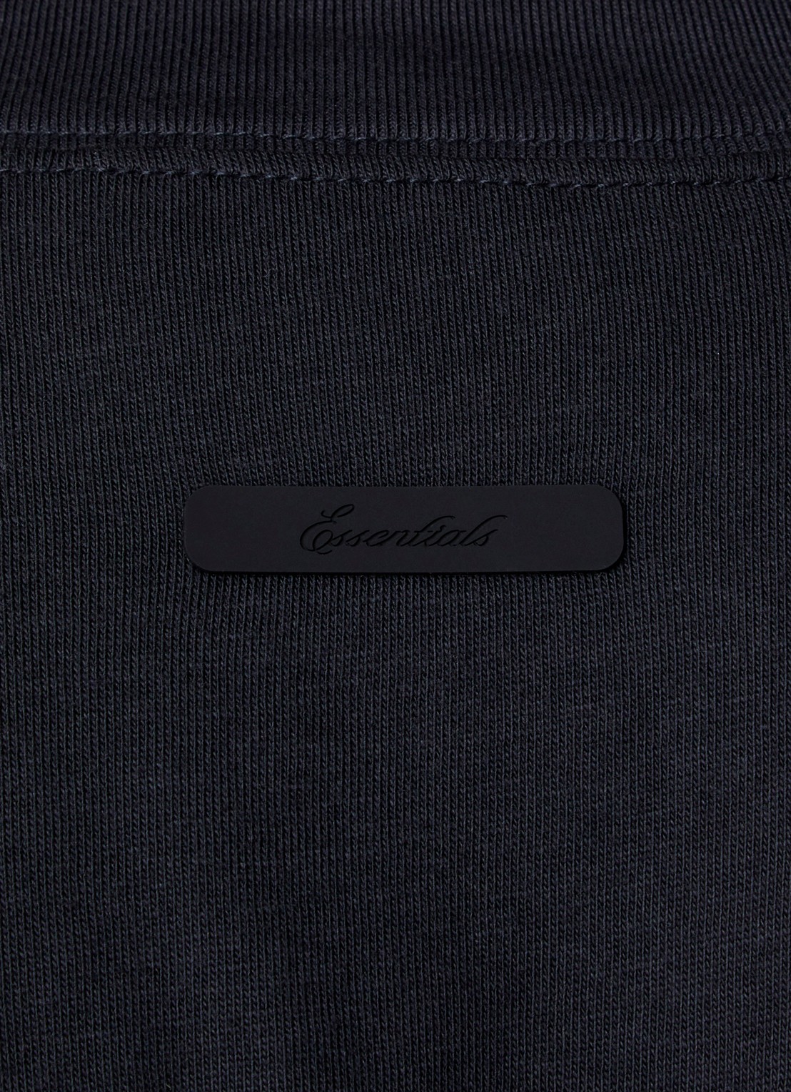 Fear of God Essentials T-shirt met ronde hals - detail 5 zwart