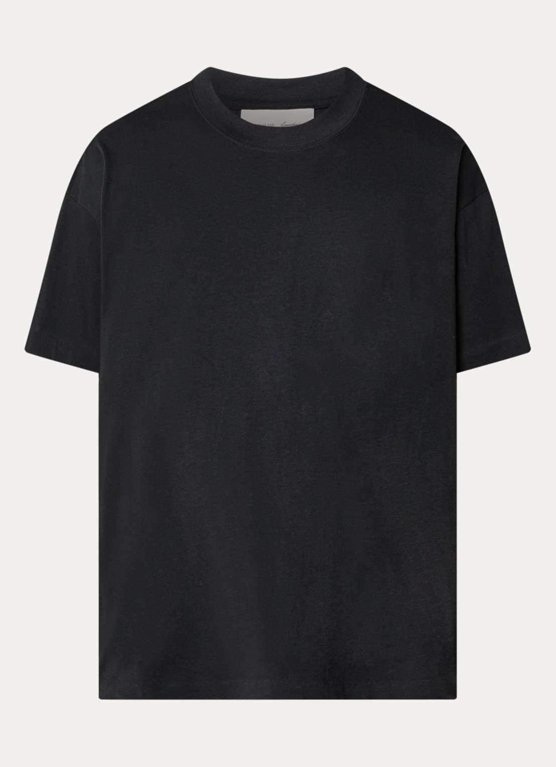 Fear of God Essentials T-shirt met ronde hals - voorkant zwart