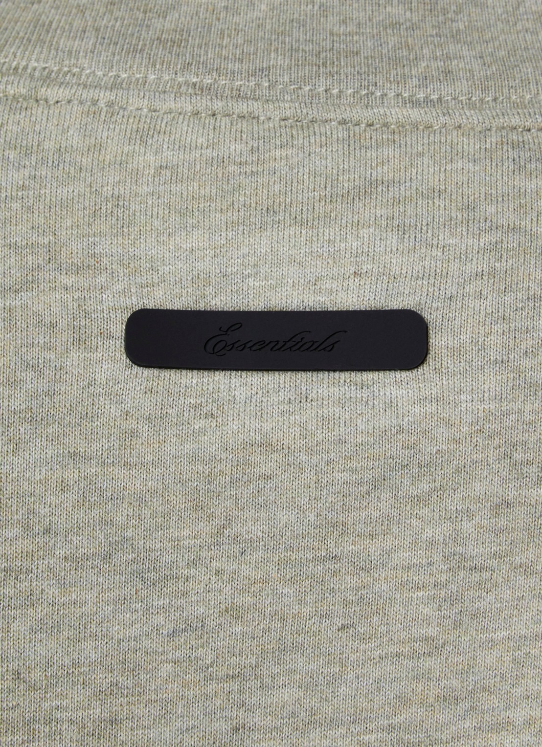 Fear of God Essentials T-shirt met ronde hals - detail 5 lindegroen