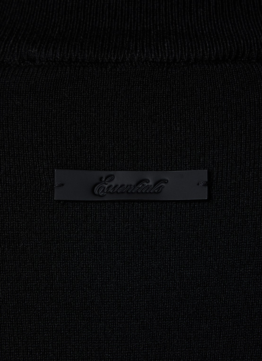 Fear of God Essentials T-shirt met ronde hals - detail 5 zwart
