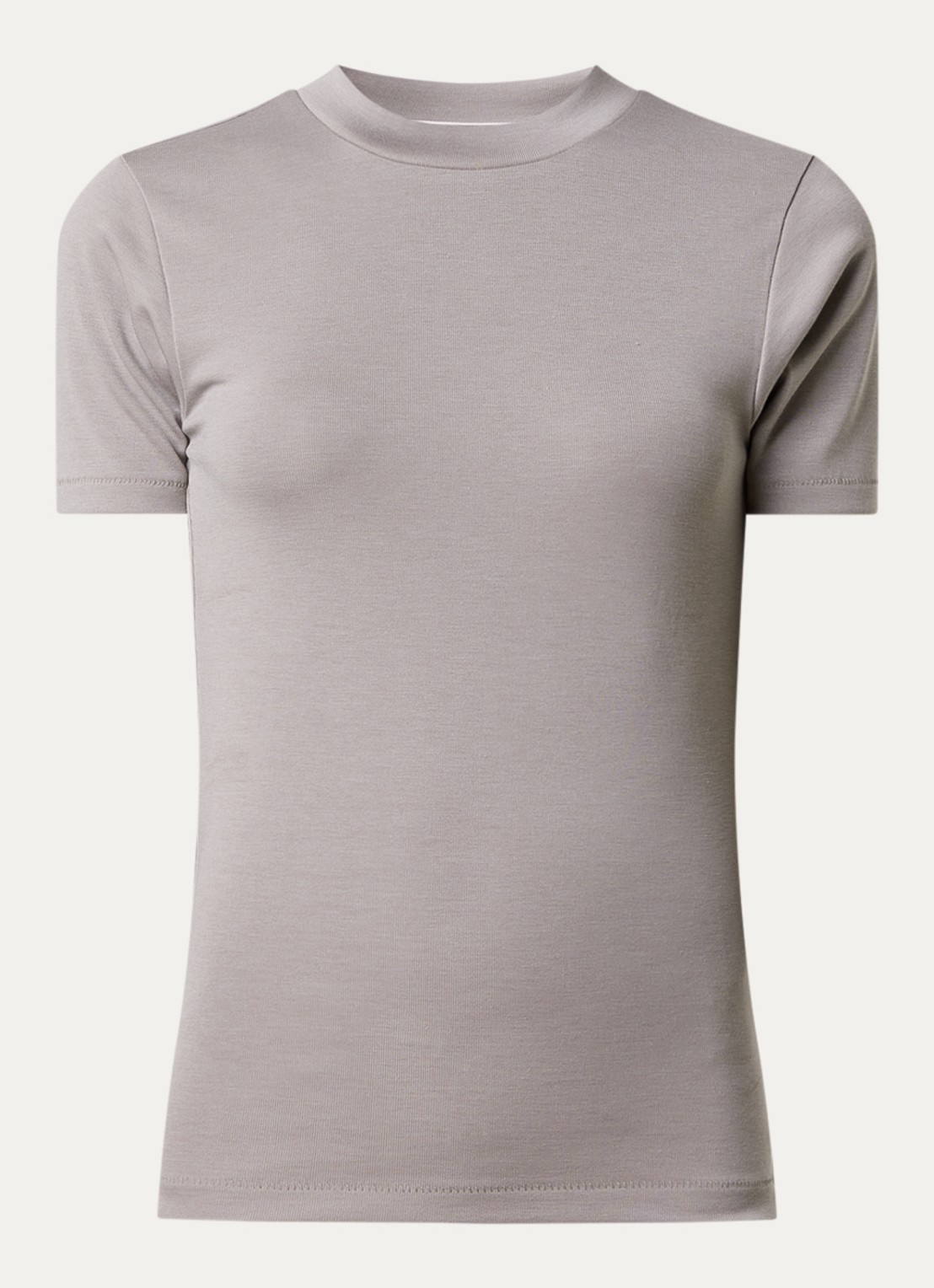 Fear of God Essentials T-shirt met ronde hals - voorkant 2 donkerbeige