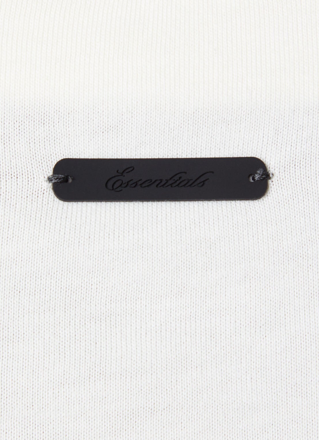 Fear of God Essentials T-shirt met ronde hals - detail 2 creme