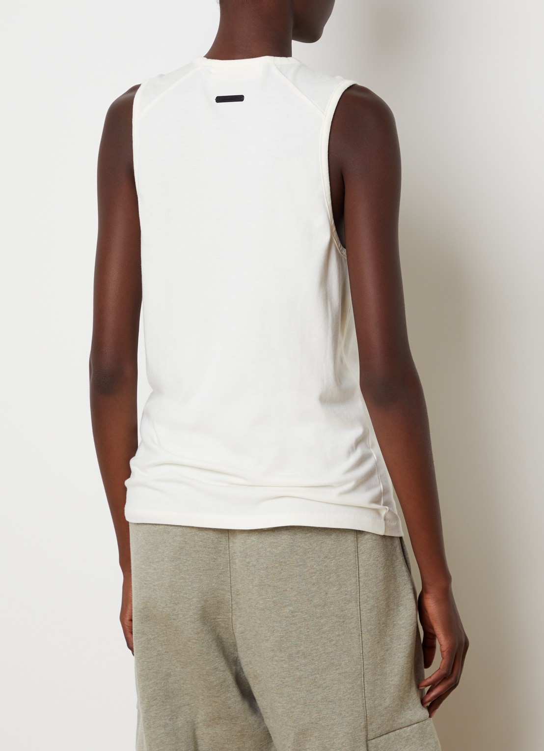 Fear of God Essentials Tanktop met ronde hals - achterkant 5 creme