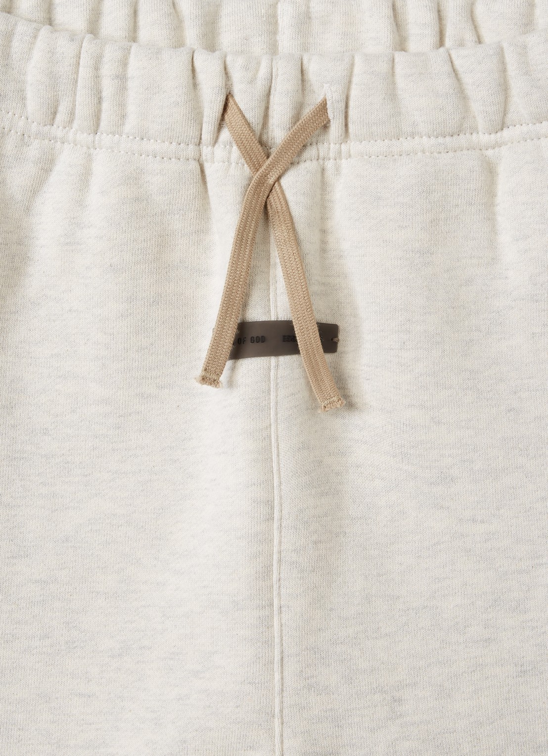 Fear of God Essentials Tapered fit joggingbroek met logo - detail grijsmele