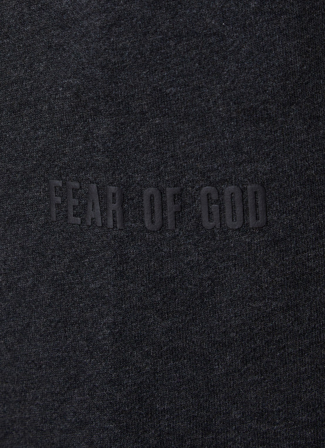 Fear of God Essentials Tapered fit joggingsbroek met steekzakken - detail 5 antraciet
