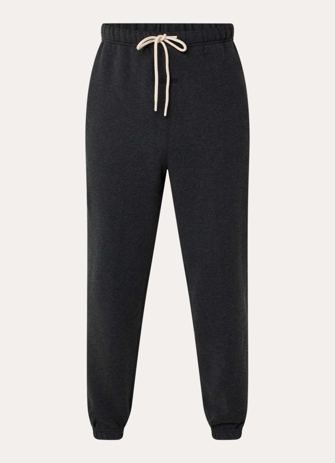 Fear of God Essentials Tapered fit joggingsbroek met steekzakken - voorkant antraciet