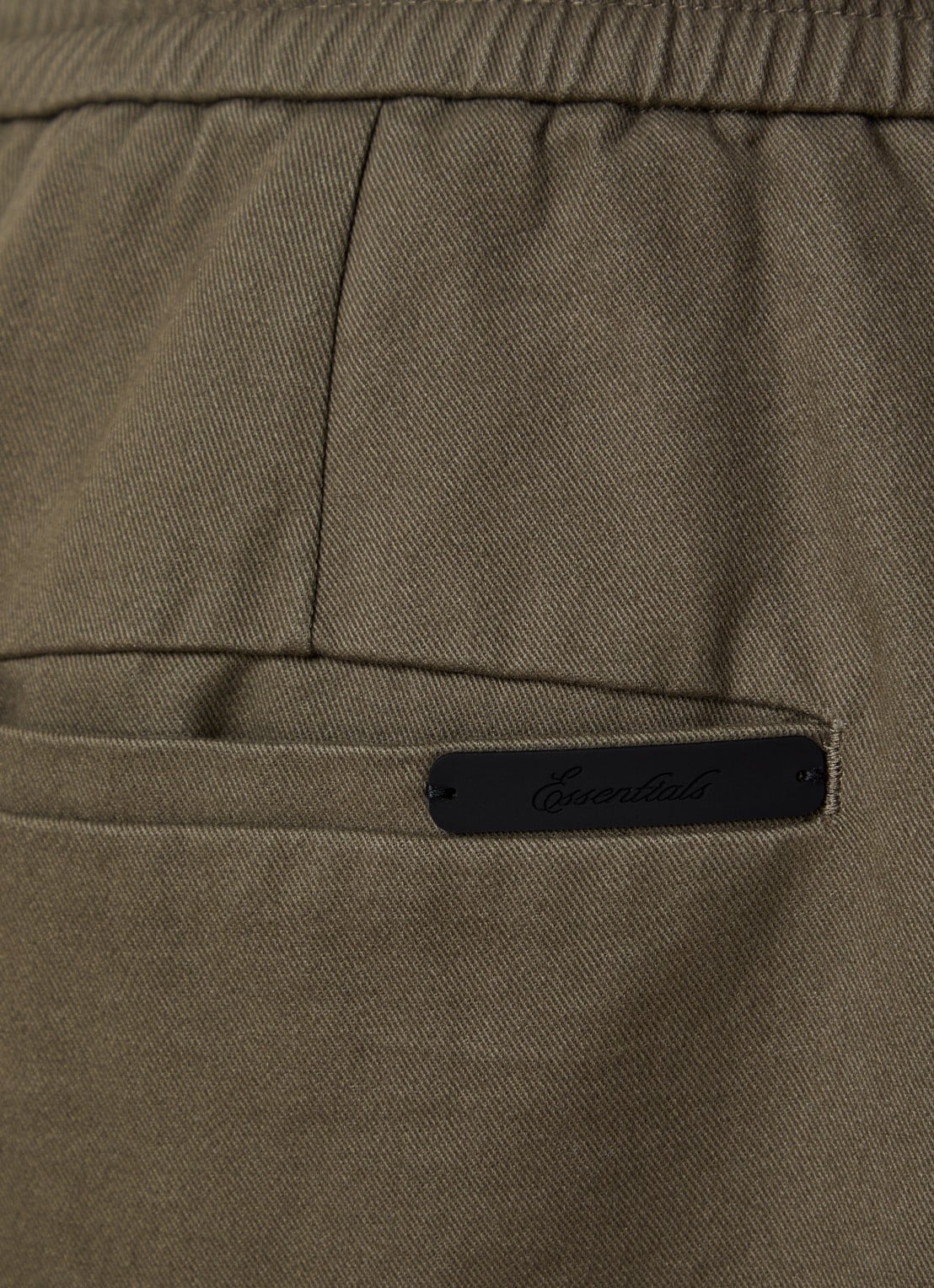 Fear of God Essentials Wide fit broek met steekzakken - detail 6 bronsgroen