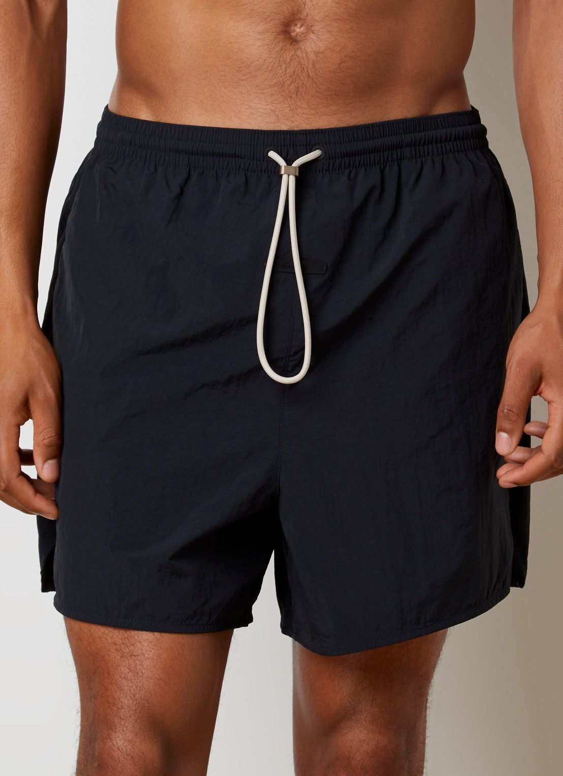 Fear of God Essentials Zwemshort met steekzakken - detail 2 zwart