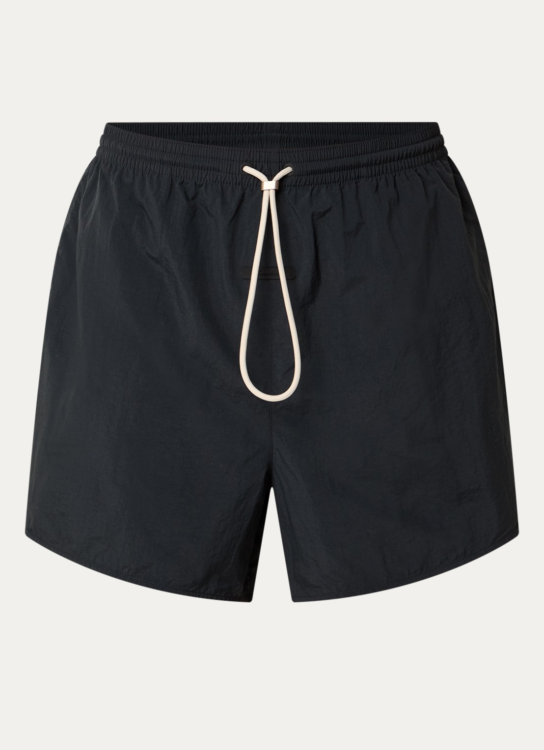 Fear of God Essentials Zwemshort met steekzakken - voorkant 3 zwart