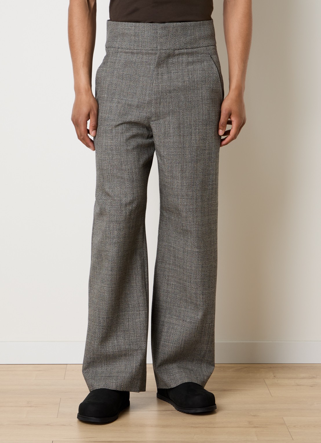 Fear of God Loose fit pantalon van scheerwol met steekzakken - detail 3 zwart