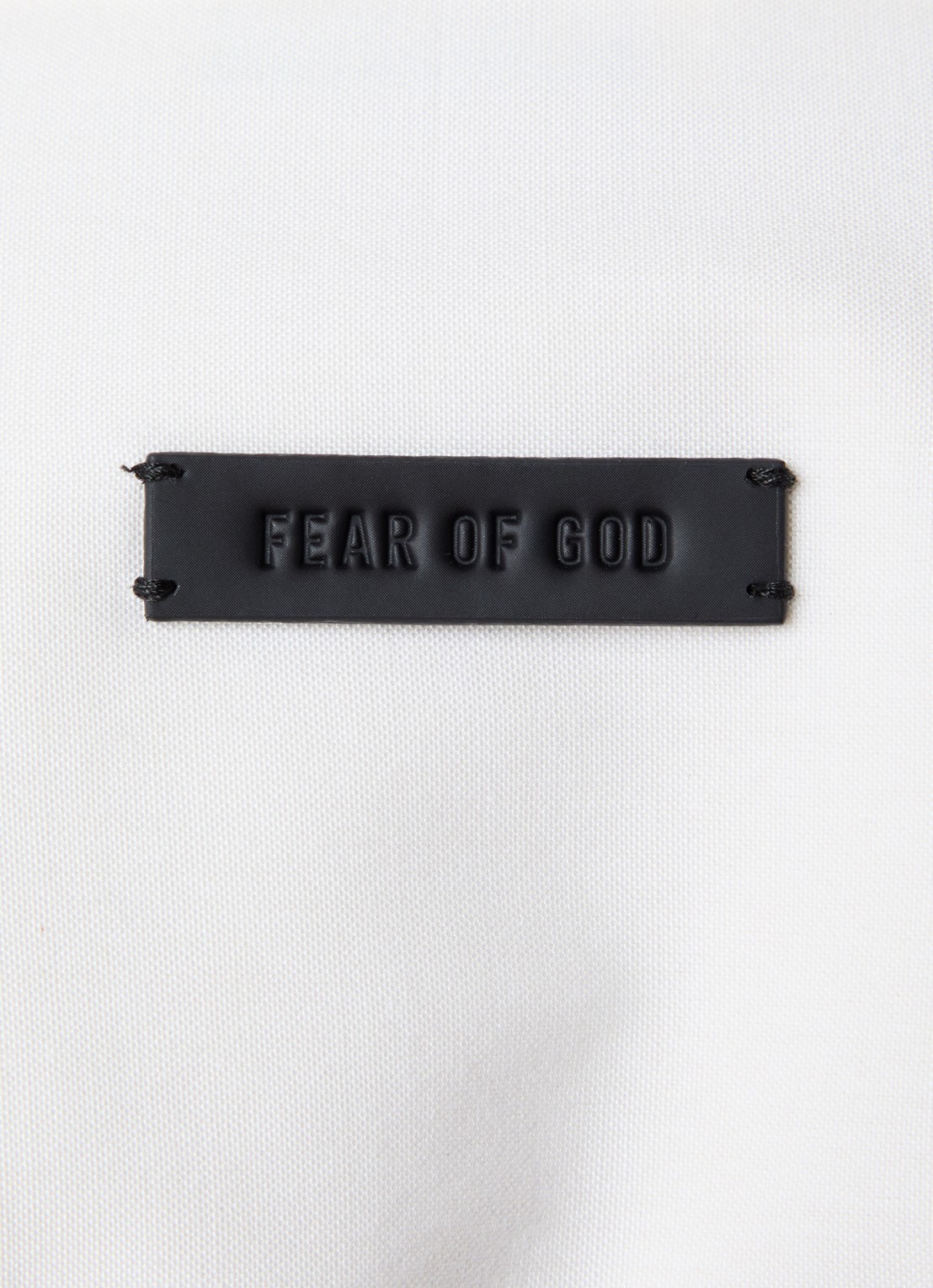 Fear of God Regular fit overhemd in wolblend met stretch - detail 4 creme
