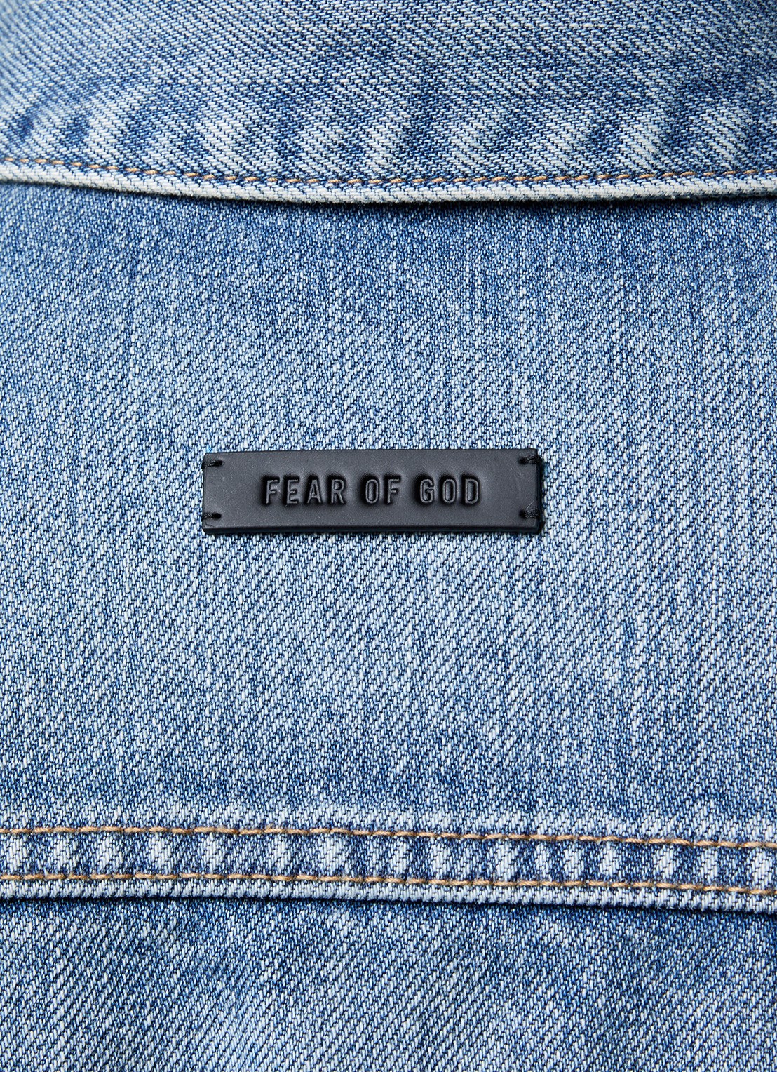 Fear of God Spijkerjas met steekzakken - detail 4 indigo