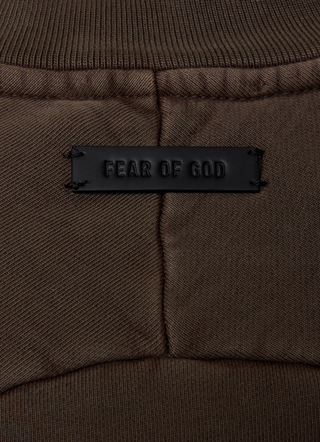 Fear of God Sweater met front- en backprint - detail 3 bruin