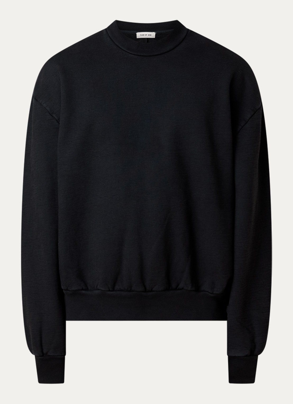 Fear of God Sweater met ronde hals - voorkant 4 zwart