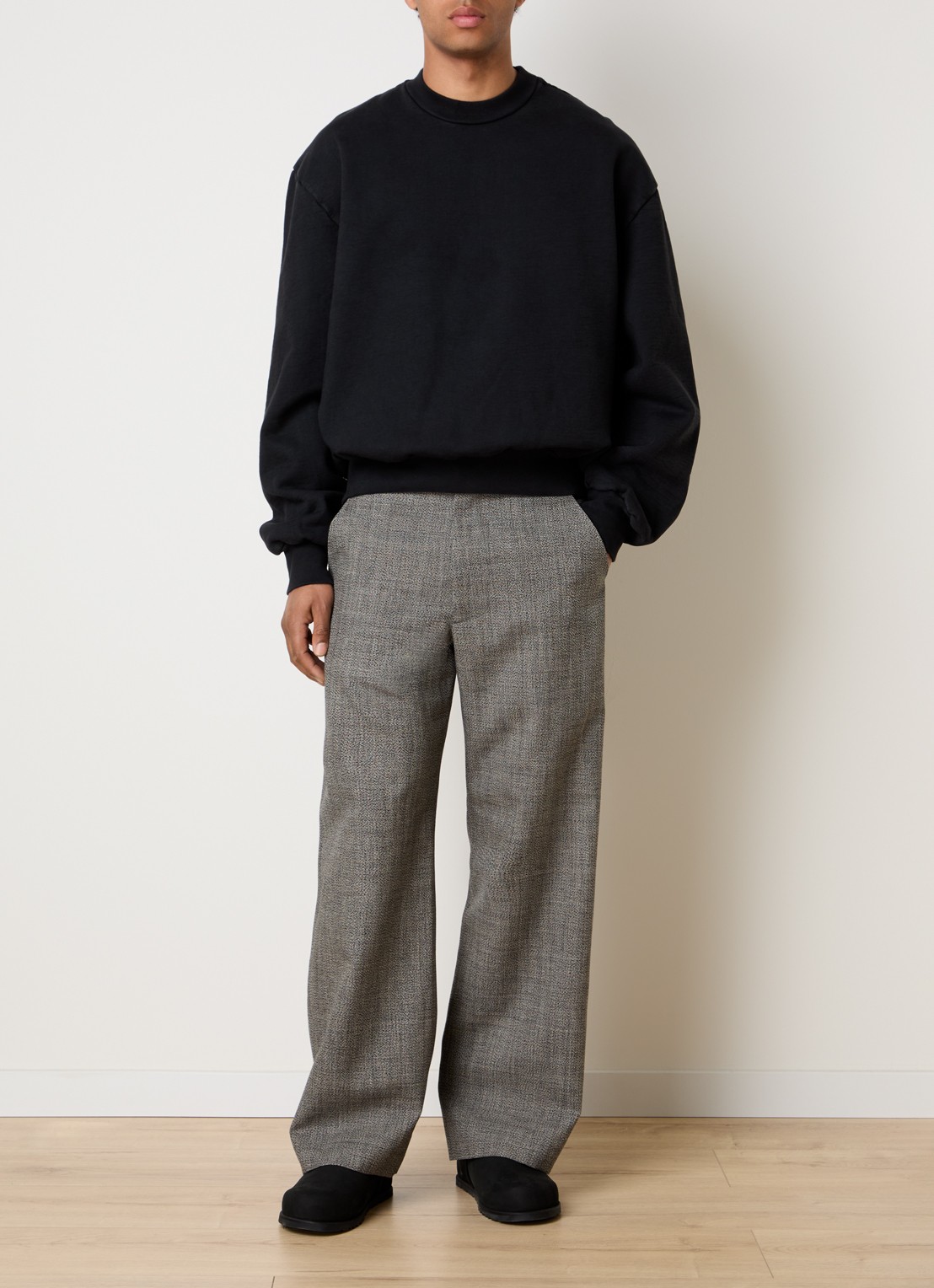 Fear of God Sweater met ronde hals - voorkant 5 zwart