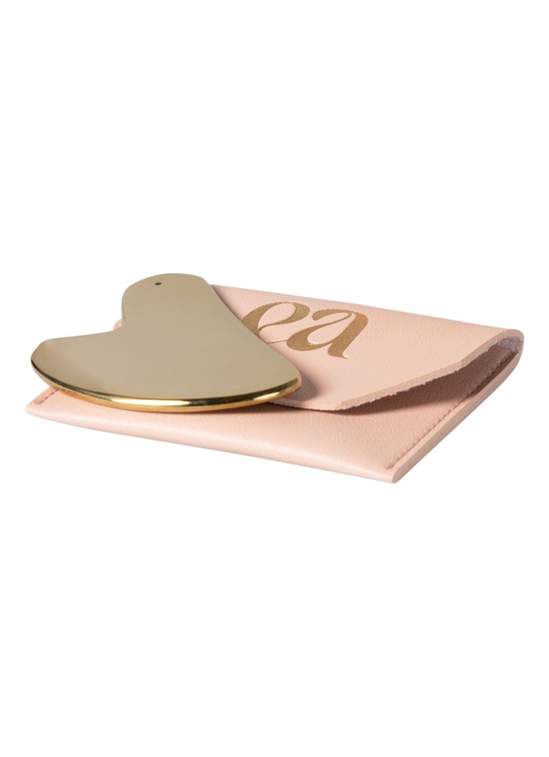 Feather Women Golden Gua Sha - gezichtsroller - detail 3 undefined