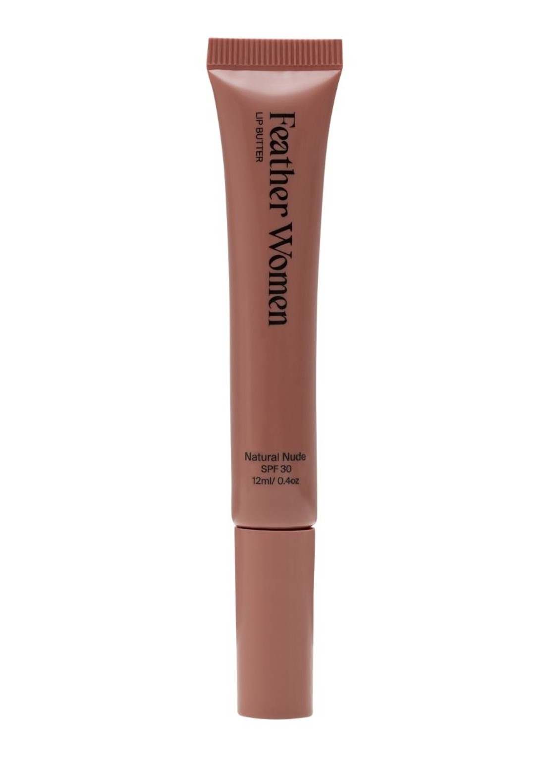 Feather Women Lip Butter - lip gloss - voorkant natural nude