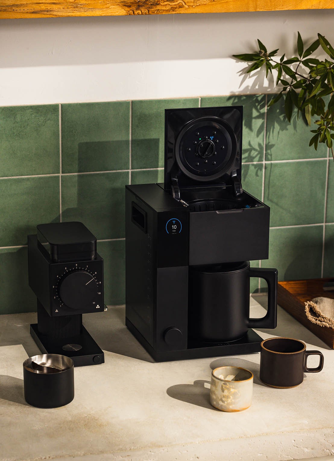 Fellow Aiden Precision koffiemaker - detail zwart