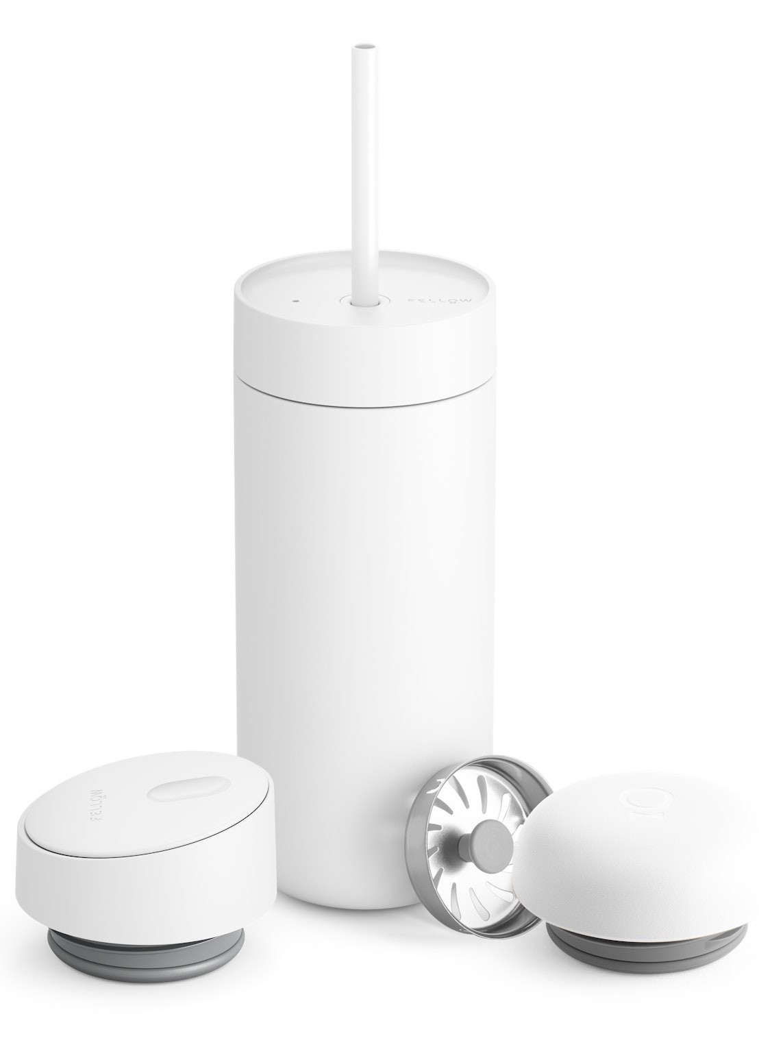 Fellow Carter 3-in1 thermosbeker - voorkant 2 wit