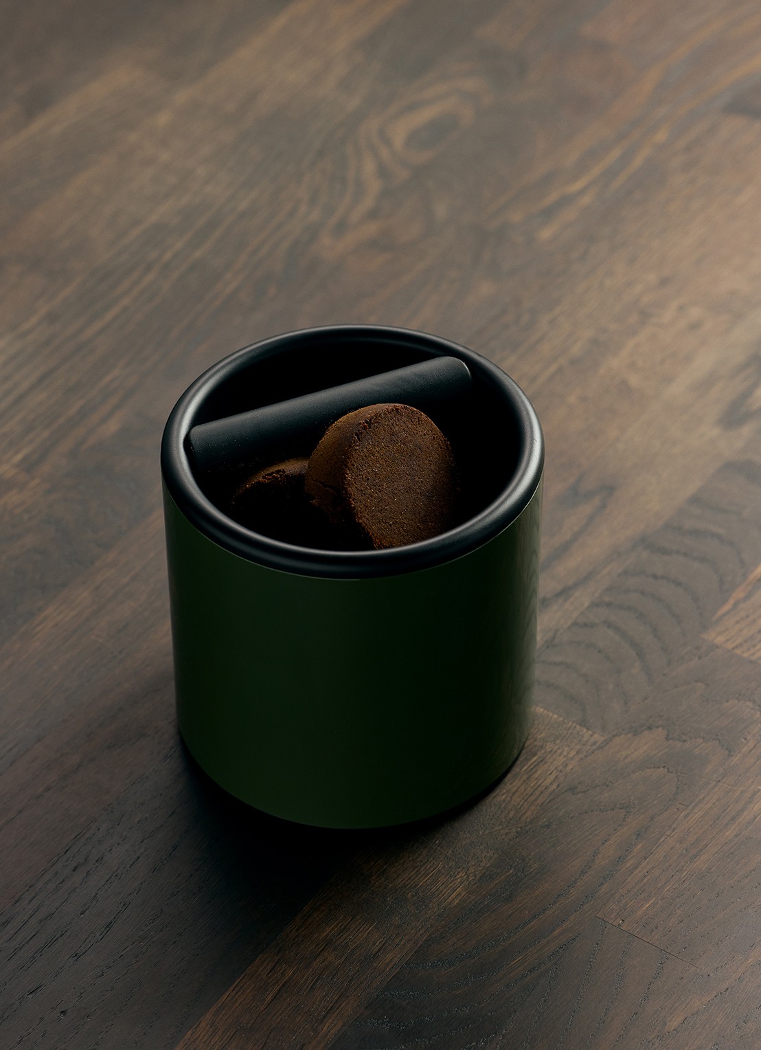 Fellow Espresso-pucks knock box - voorkant 3 groen