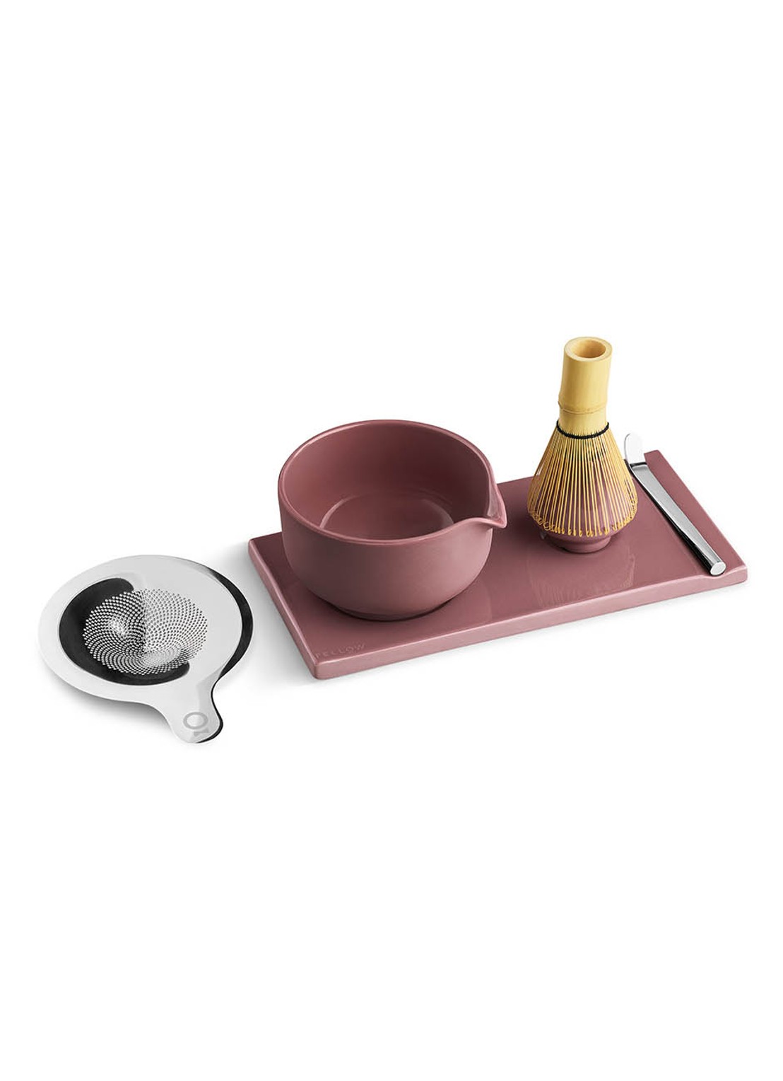 Fellow Matcha serviesset 6-delig - voorkant 2 roze