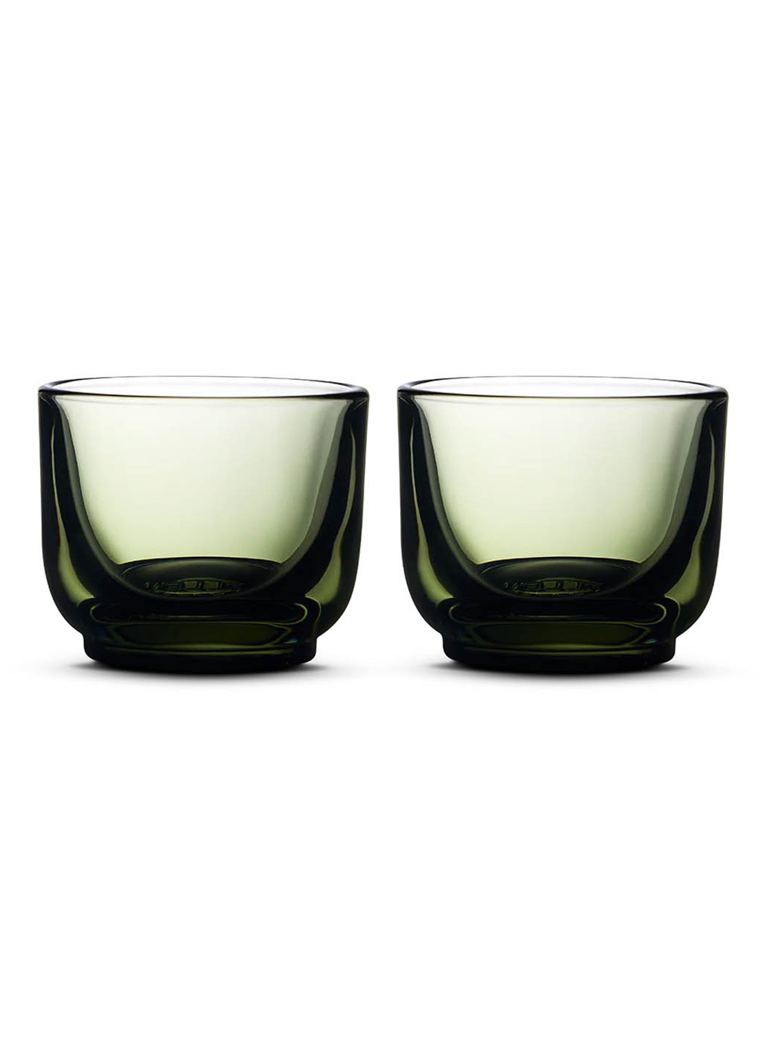 Fellow Pirch espresso glas set van 2 - voorkant groen
