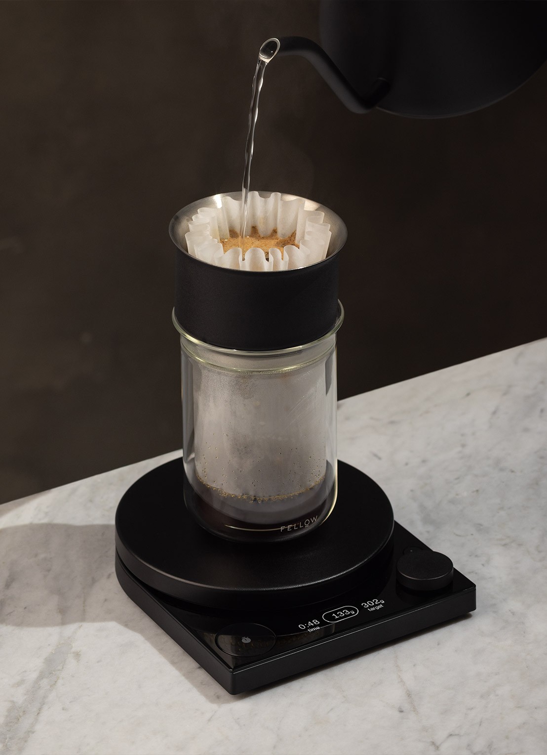 Fellow Tally Pro koffieweegschaal - achterkant 4 zwart