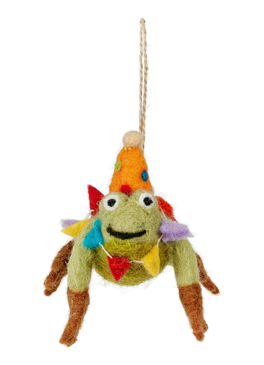Felt So Good Crazy Frog kersthanger 5 cm - detail 2 groen