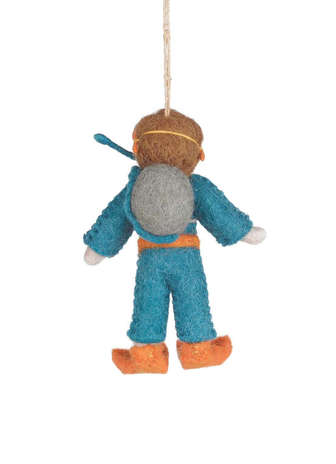 Felt So Good Scuba Steve kersthanger 10 cm - voorkant 3 blauw