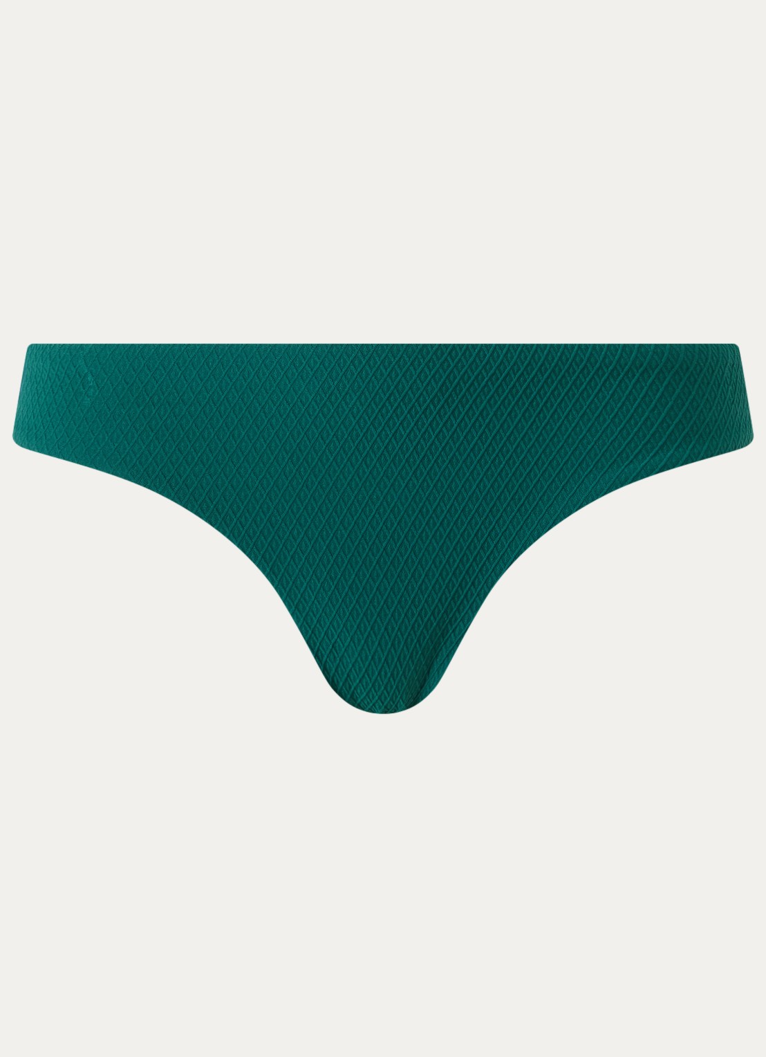 Femilet by Chantelle Navarino bikinislip met structuur - voorkant donkergroen