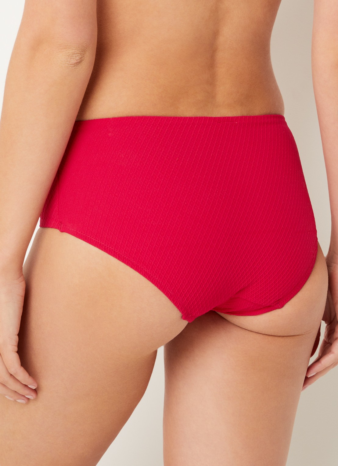 Femilet by Chantelle Navarino high waisted hipster bikinislip  - achterkant donkerroze