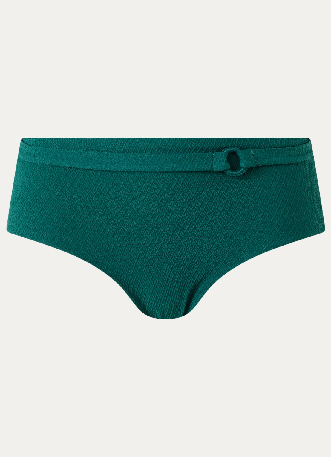 Femilet by Chantelle Navarino high waisted hipster bikinislip  - voorkant 4 donkergroen