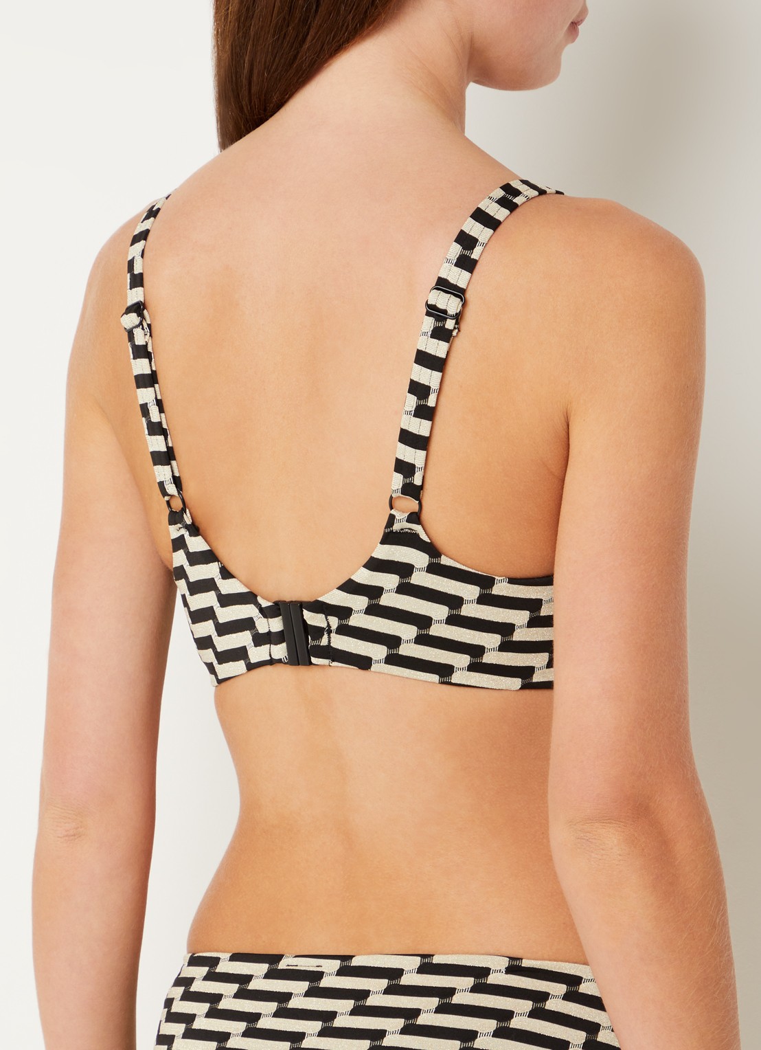 Femilet by Chantelle Santosa voorgevormde bikinitop met lurex - achterkant goud