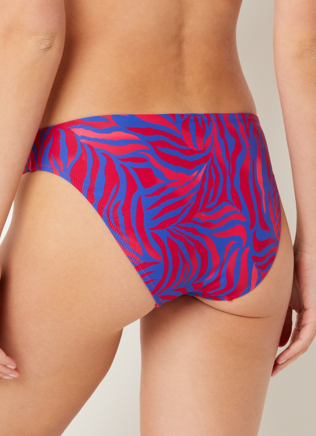 Femilet by Chantelle Tidra bikinislip met tijgerprint - achterkant 5 donkerroze
