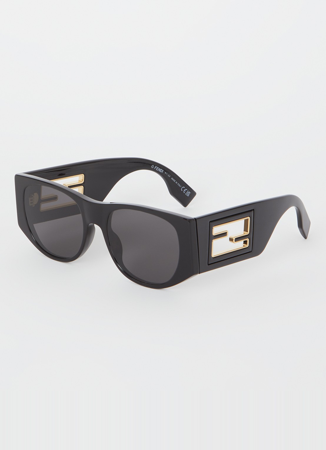Fendi Baguette zonnebril FE40109I - voorkant zwart