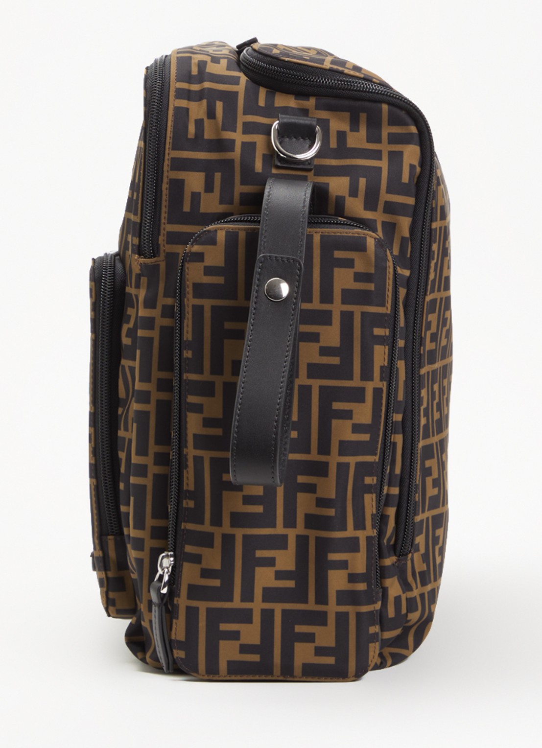 Fendi Borsa luiertas met logoprint - detail 2 bruin