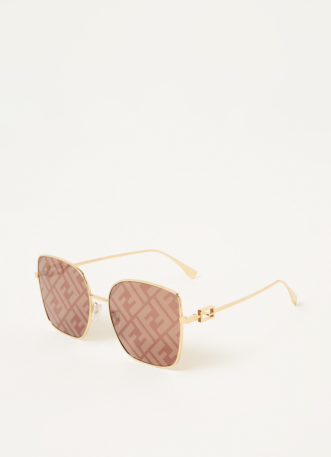 Fendi Butterfly zonnebril FN000580 - voorkant goud