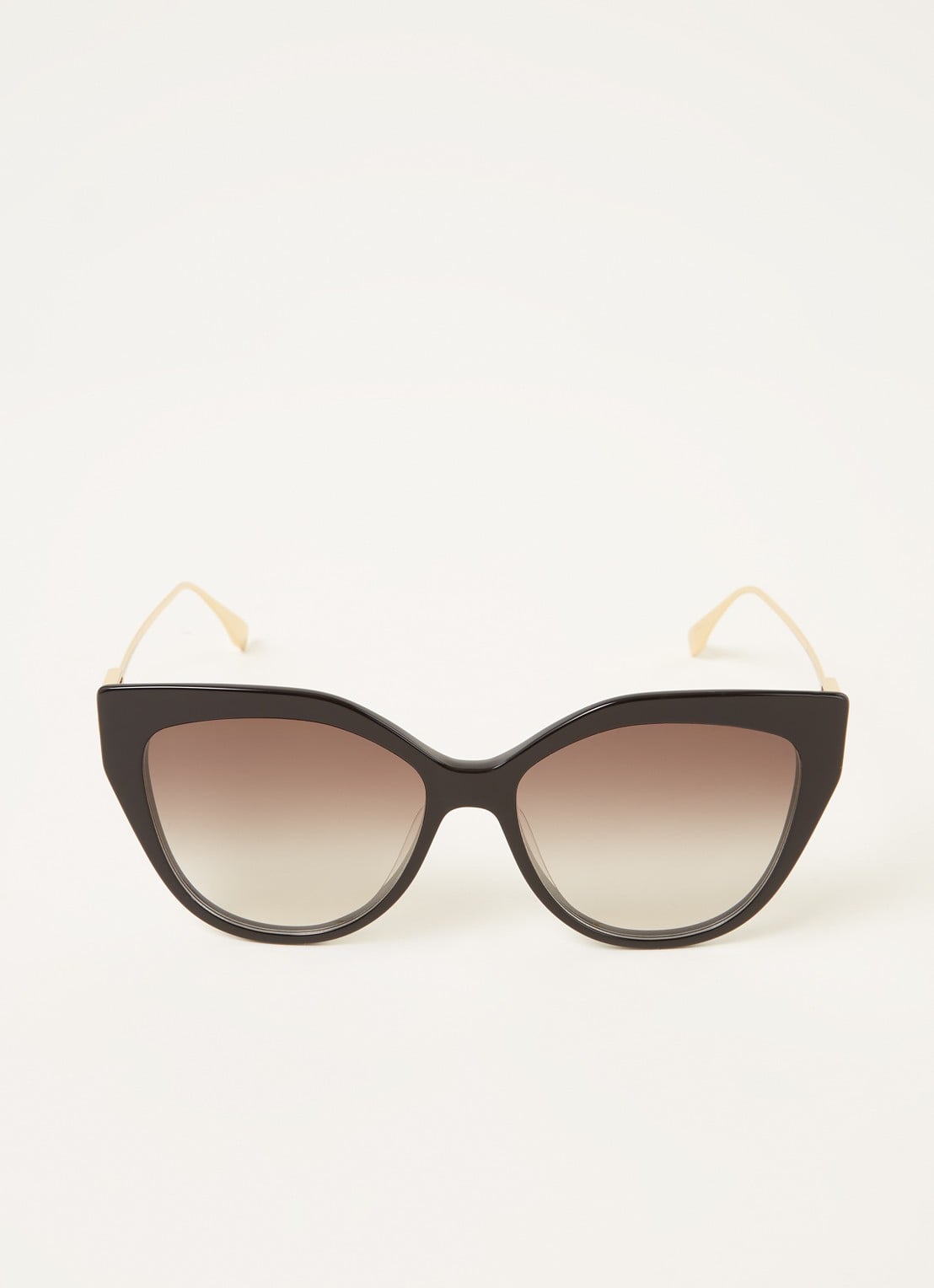 Fendi Cat Eye zonnebril FE40011U - voorkant 4 zwart
