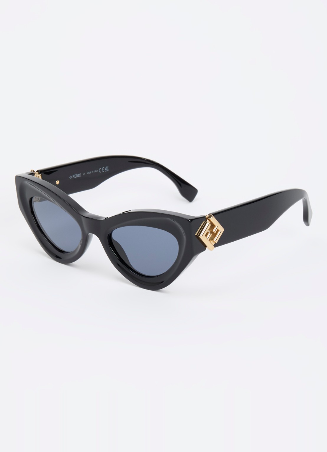 Fendi Cat Eye zonnebril FE40146I - voorkant 4 zwart