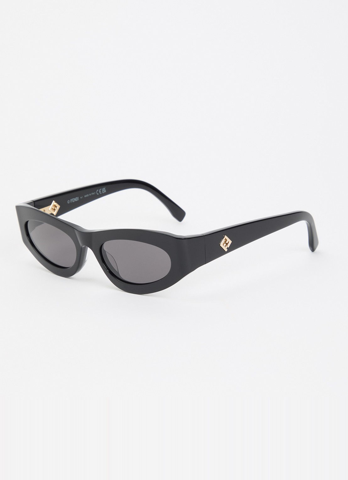 Fendi Cat Eye zonnebril FE40177U - voorkant zwart