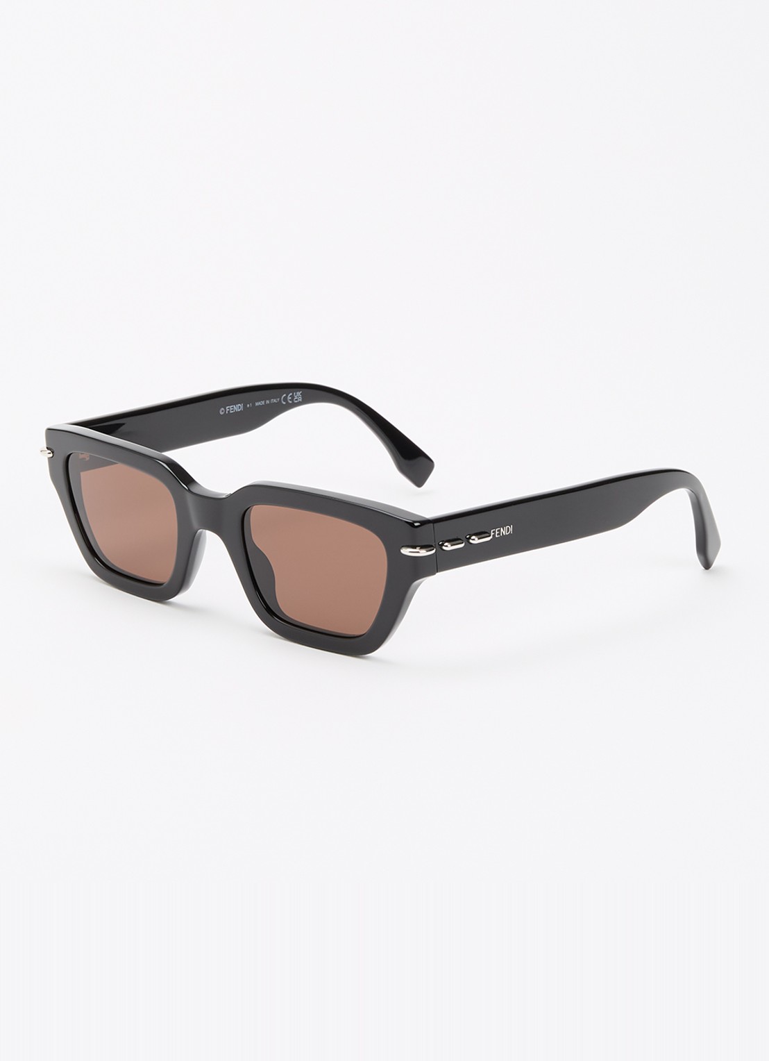 Fendi Fedni Selleria zonnebril FE40191I - voorkant 4 zwart