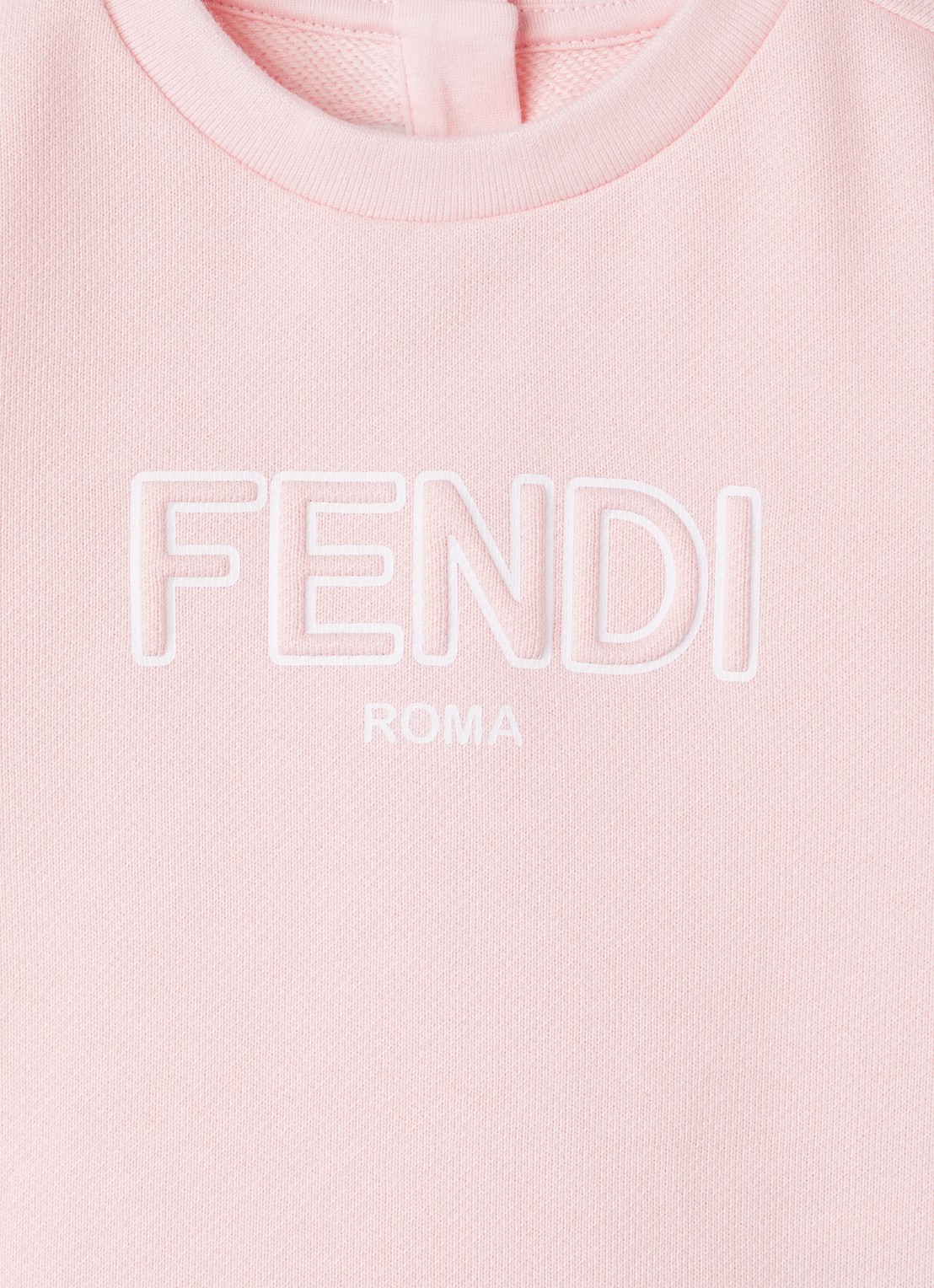 Fendi Felpa sweater met logoprint - detail 3 roze