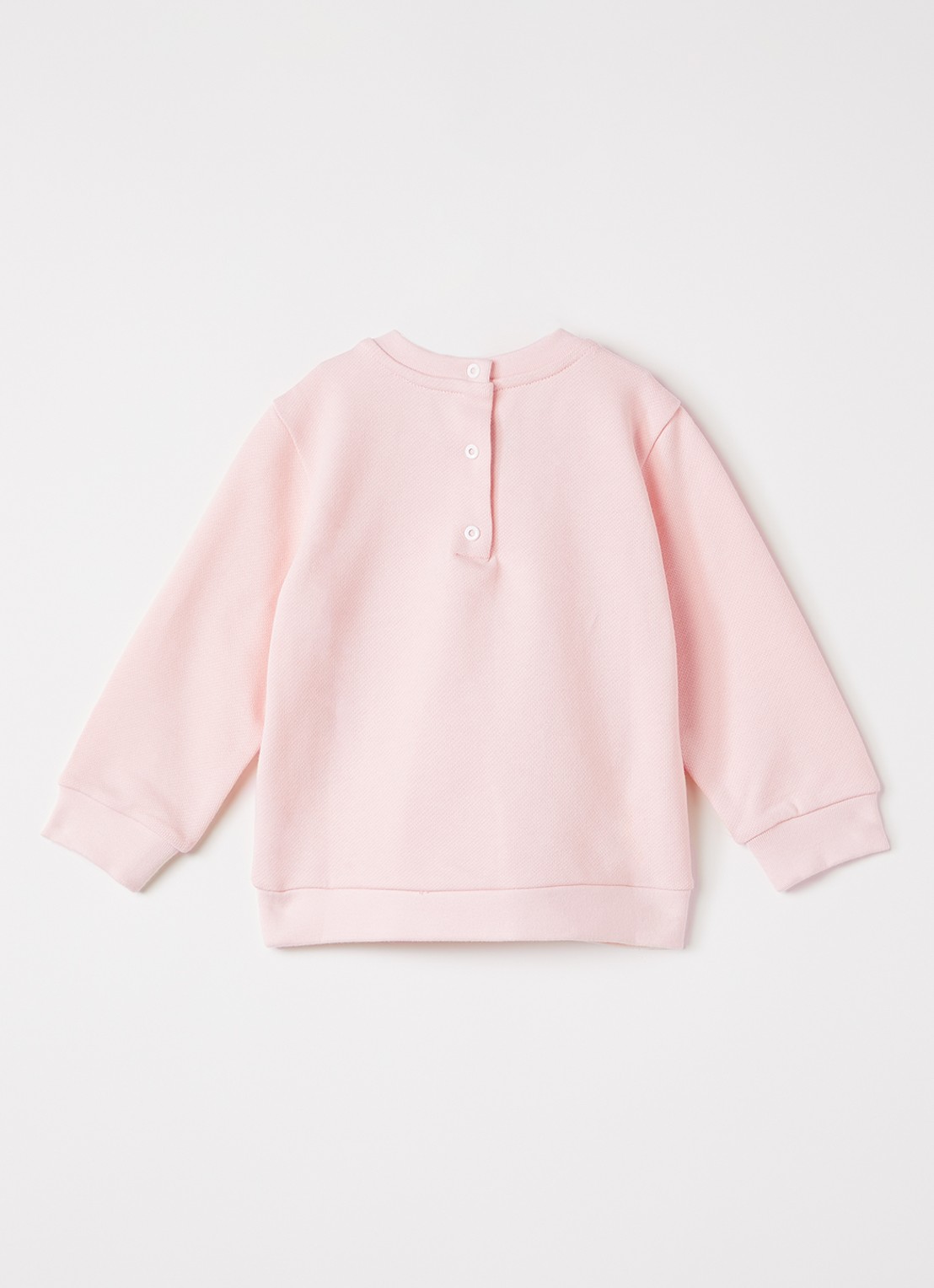 Fendi Felpa sweater met logoprint - voorkant 2 roze