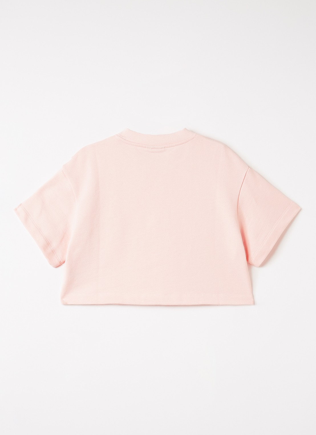 Fendi Felpa T-shirt met logoprint - voorkant 2 lichtroze