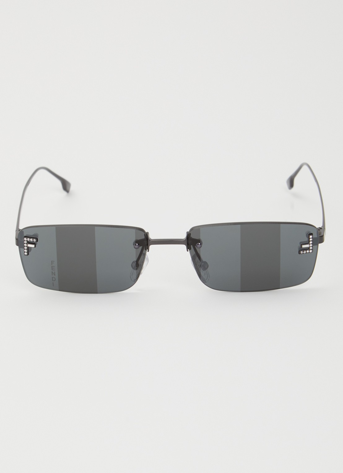 Fendi Fendi First Crystal zonnebril FE4172US - detail zwart