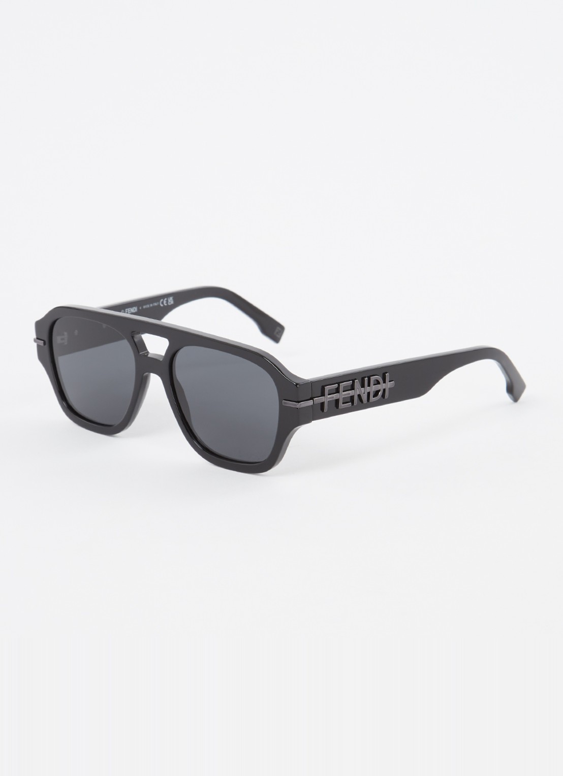 Fendi Fendigraphy zonnebril FN000779  - voorkant zwart